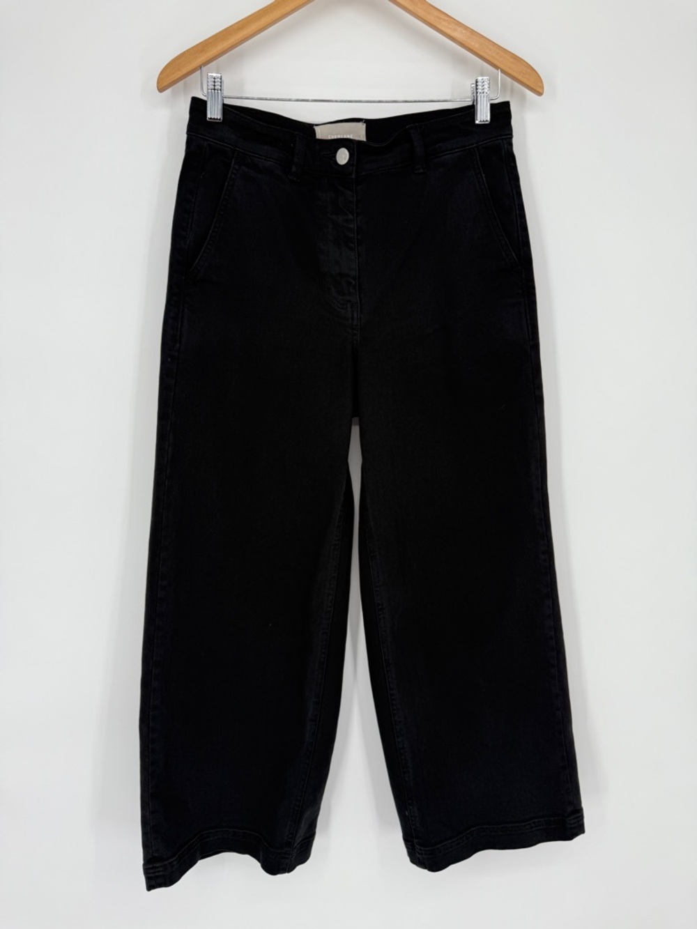 Everlane Wide Leg Black Jeans Size 6